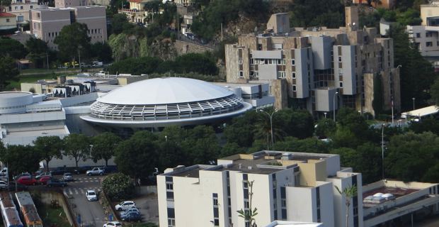 La coupole du Conseil départemental de la Haute-Corse à Bastia.
