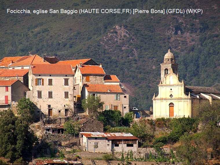 Toponymes en Corse : Baggio/Baghju