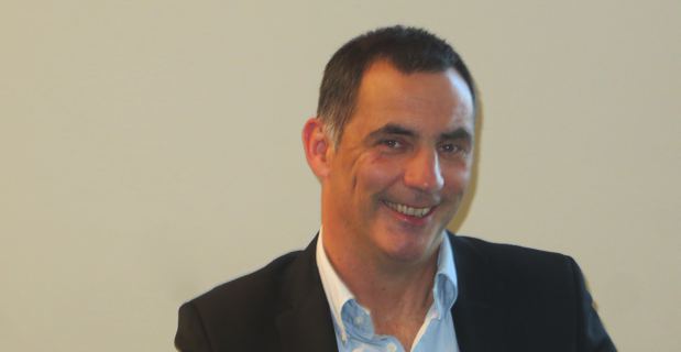 Le leader nationaliste, Gilles Simeoni, maire de Bastia.