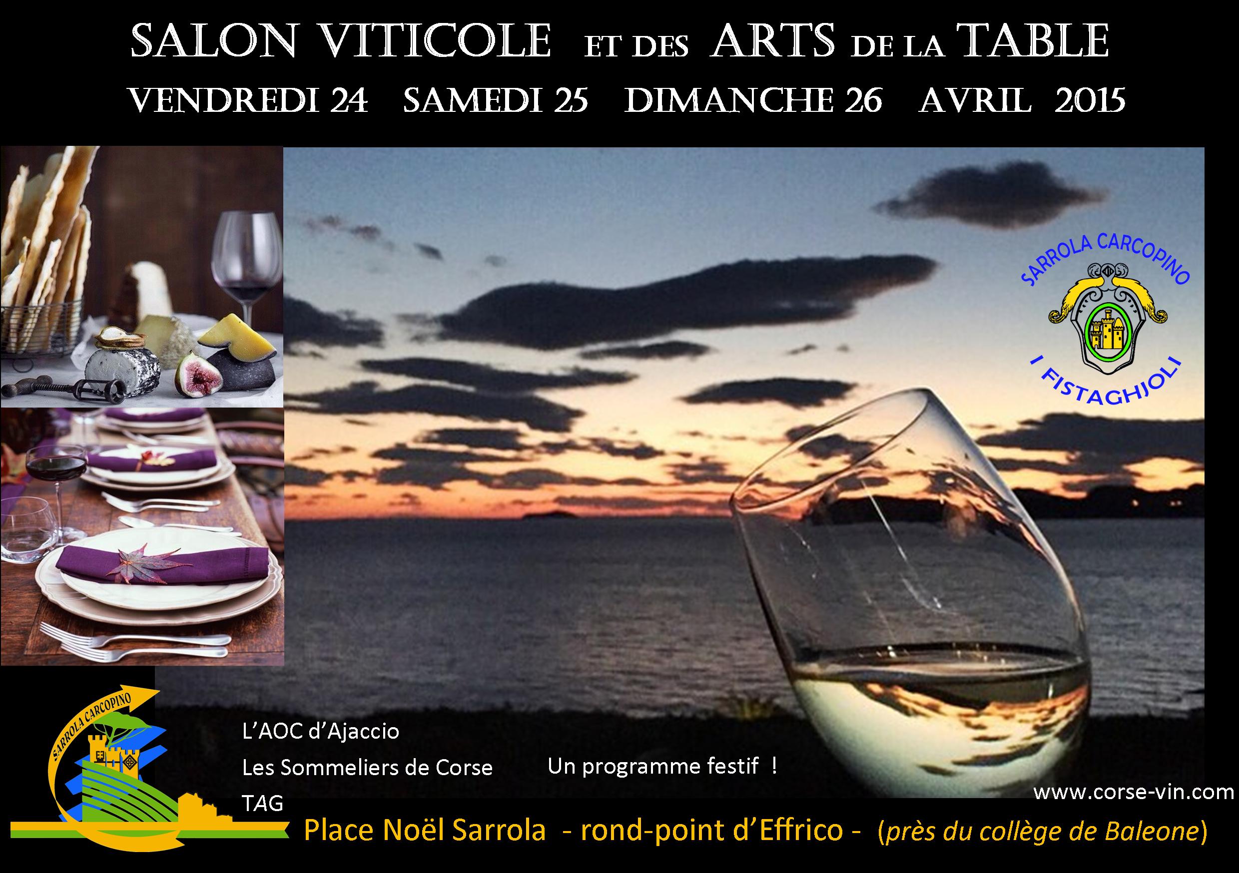 Sarrola-Carcopino : Le Salon viticole et des arts de la table ouvre vendredi