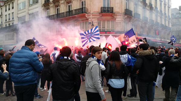 Finale Coupe de la ligue : Incidents au quartier des Halles