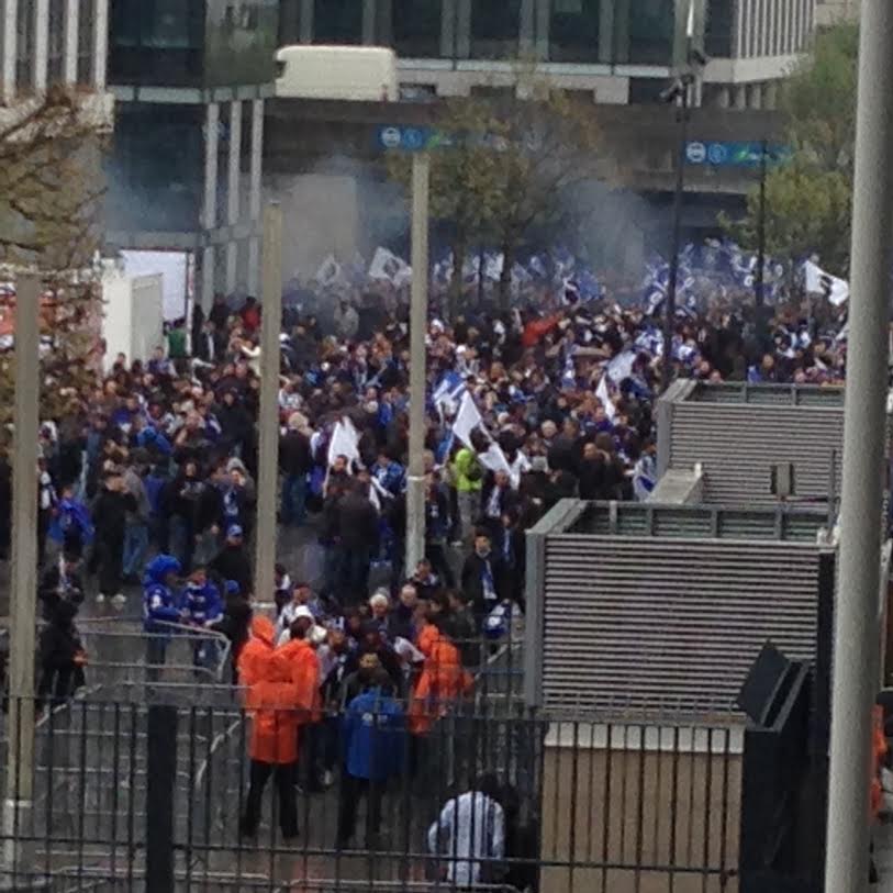Finale Coupe de la ligue : Incidents au quartier des Halles