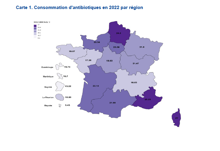 Carte Santé Publique France