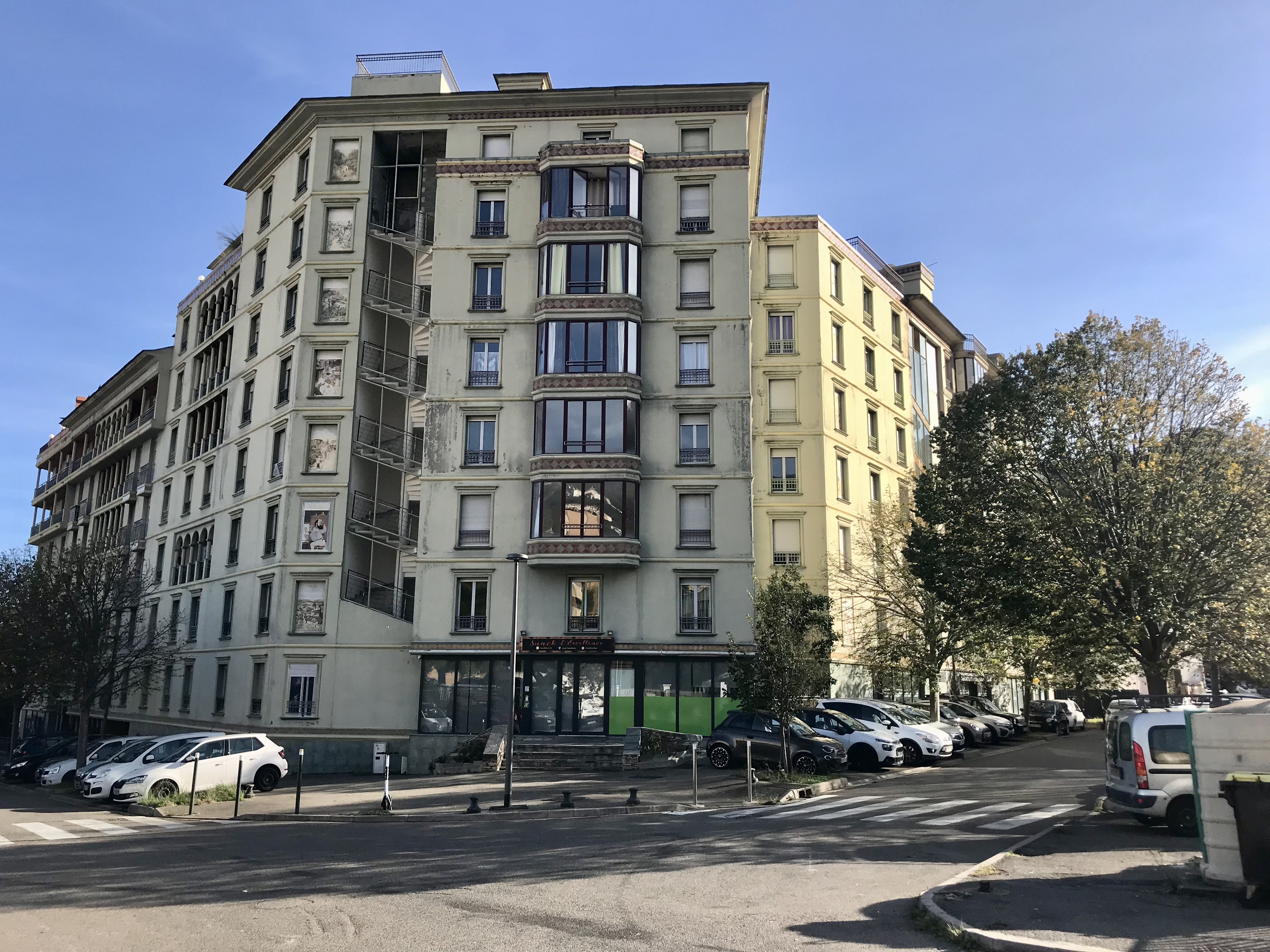 L'immeuble Le Cezanne, dans le quartier du Fangu, à Bastia.