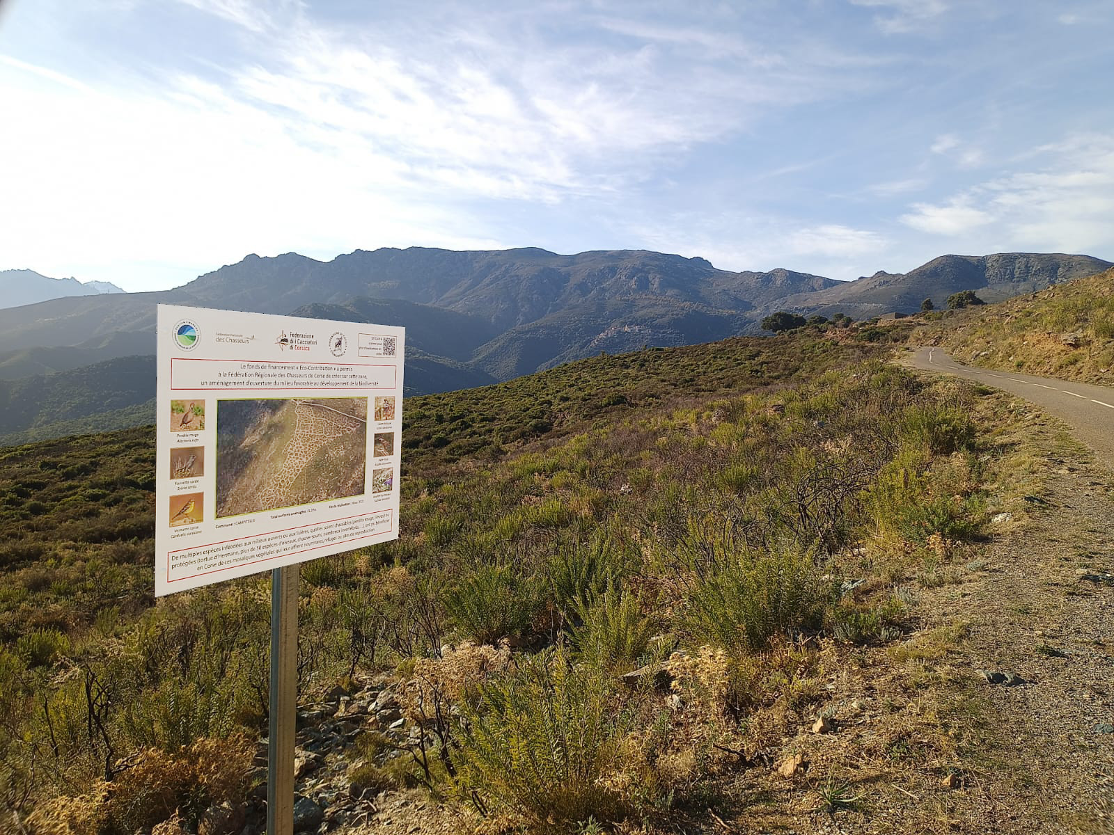 Les panneaux d'information pour le grand public