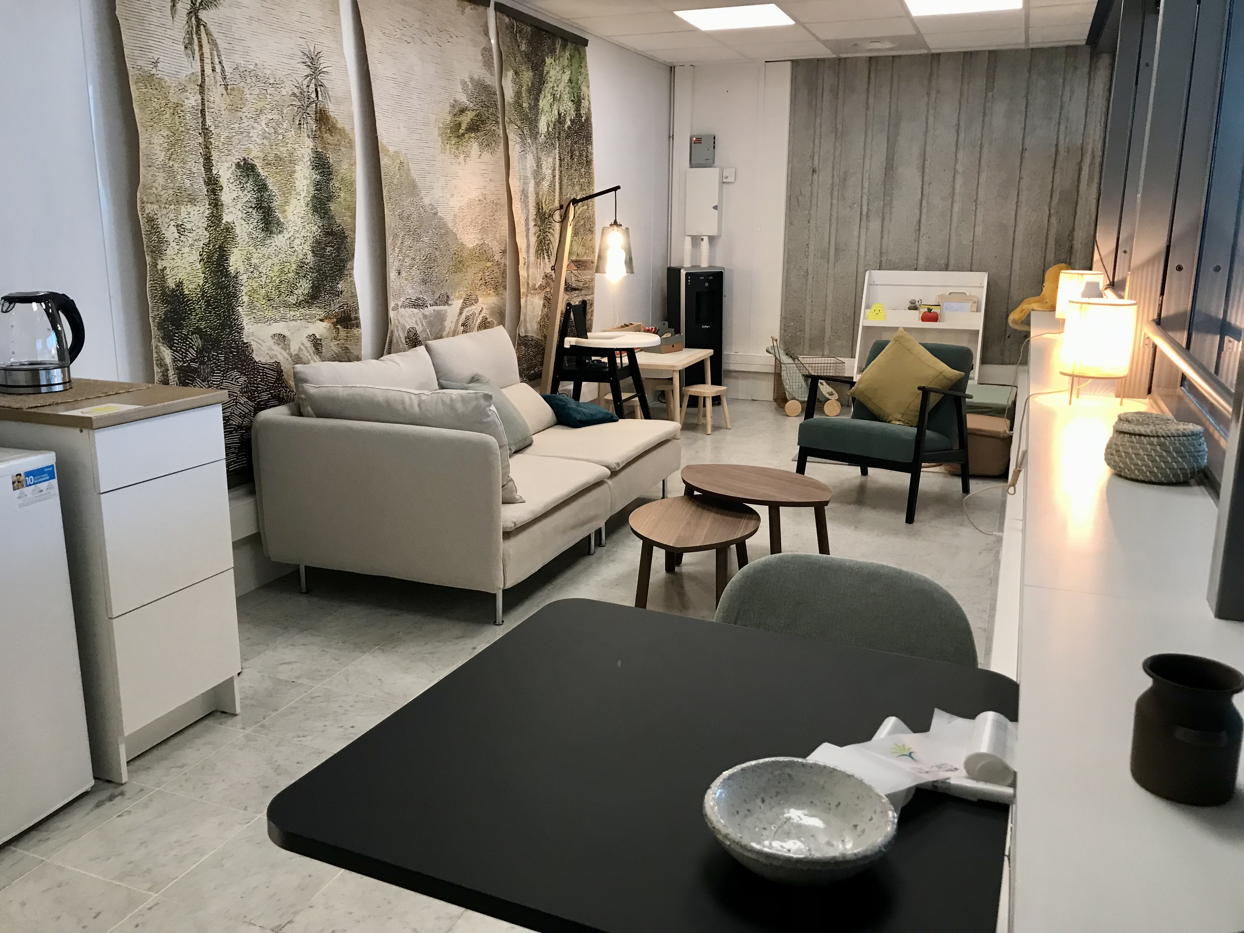 L'espace Aria Serena de Nice offrira un peu de répit à ceux qui voyagent pour motif médical. A proximité immédiate, se trouvent également des toilettes.