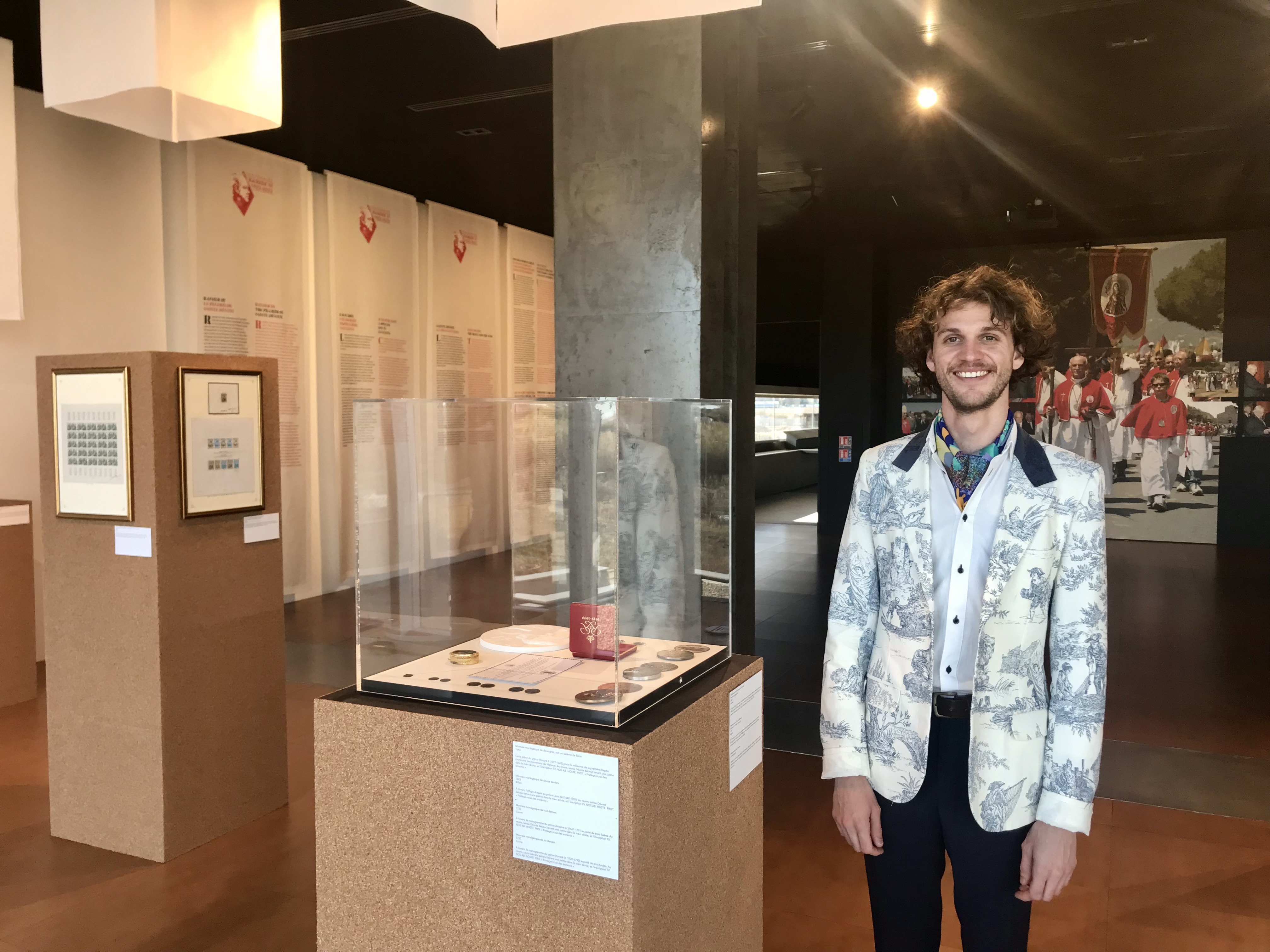 Thomas Guillaume, le scénographe de l'exposition.