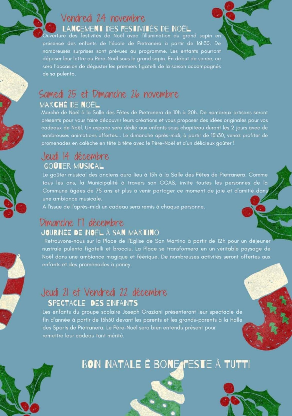 EN IMAGES - À San-Martino-di-Lota, le compte à rebours vers Noël est lancé