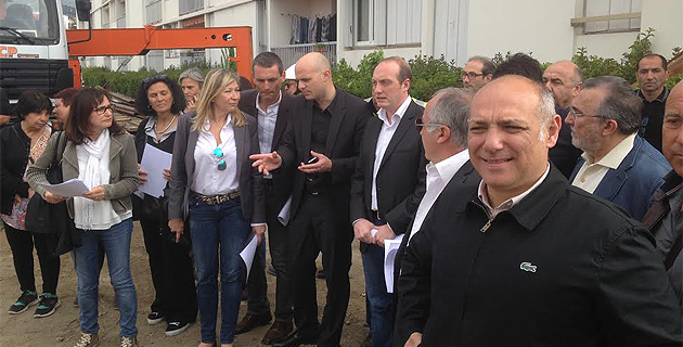 Exutoires d’eaux pluviales des Cannes-Salines-Le maire d'Ajaccio visite les chantiers