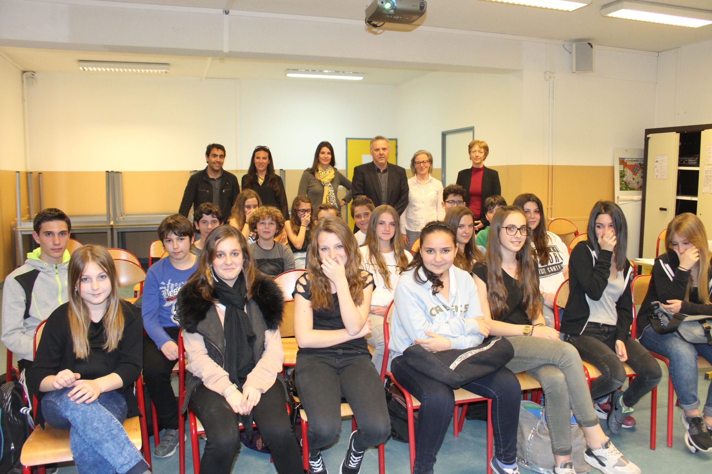 les élèves de 5ème C