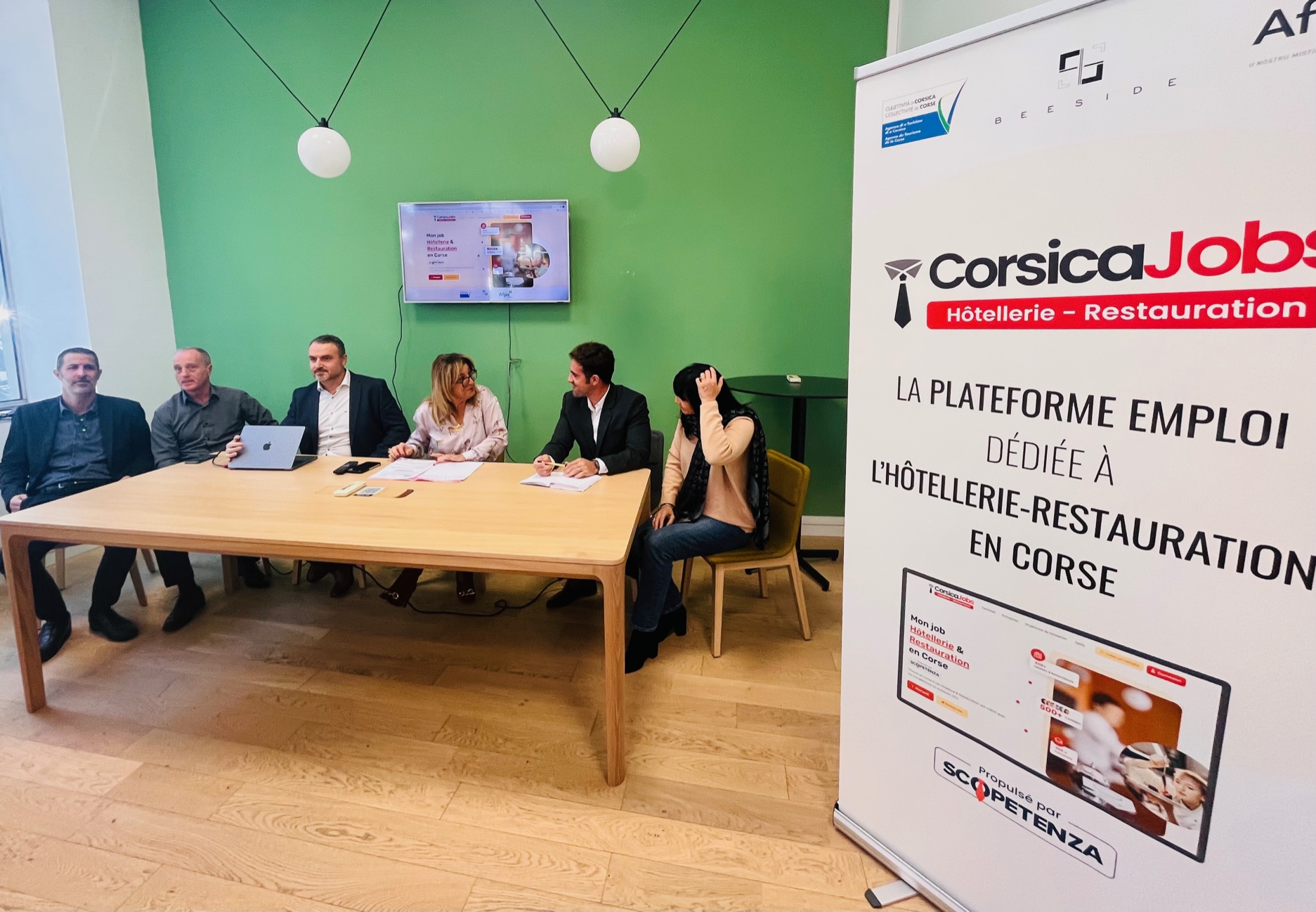 Le lancement de la plateforme de mise en relation des acteurs des métiers du CHR a été présenté officiellement ce matin dans les locaux de l'ATC à Ajaccio