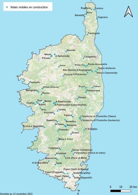 A quand la fin des zones blanches sur le réseau de téléphonie en Corse ?