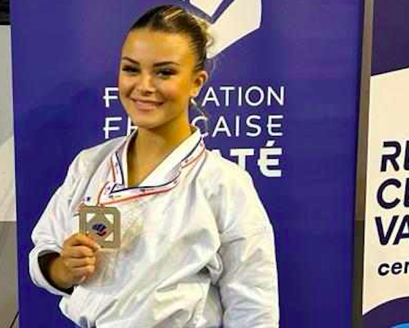 Une belle 3ème place pour Cassandra Sampieri à la Coupe de France de karaté