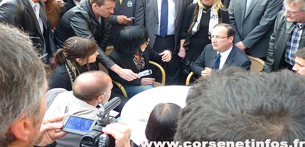 Il y a 3 ans le candidat François Hollande, en visite à Bastia, avait été saisi du dossier par les membres du collectif