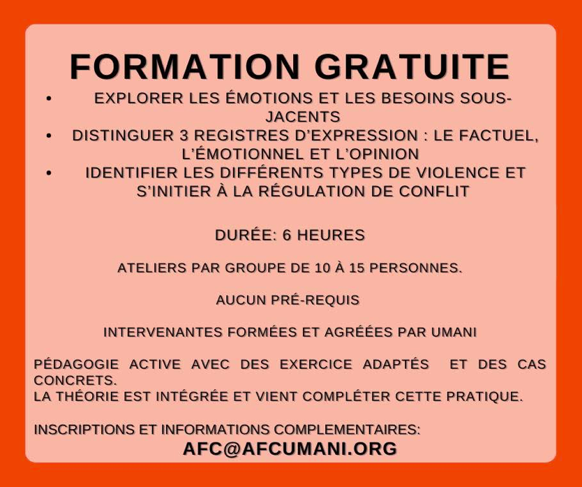 Corti et Aiacciu : Une formation gratuite sur le thème de la "Sensibilisation à la Régulation des Conflits"