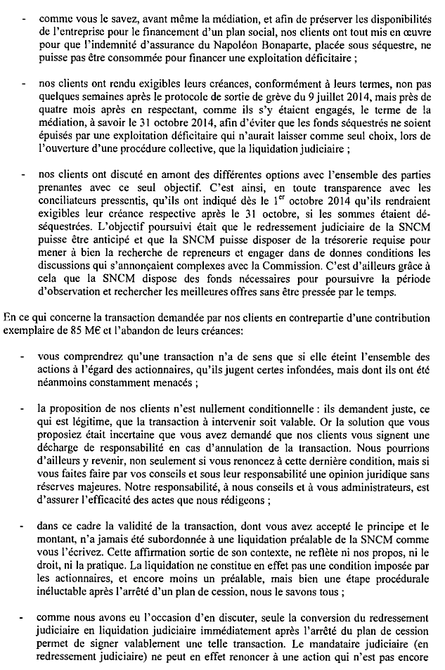 SNCM : Rien ne va plus entre actionnaires et administrateurs judiciaires