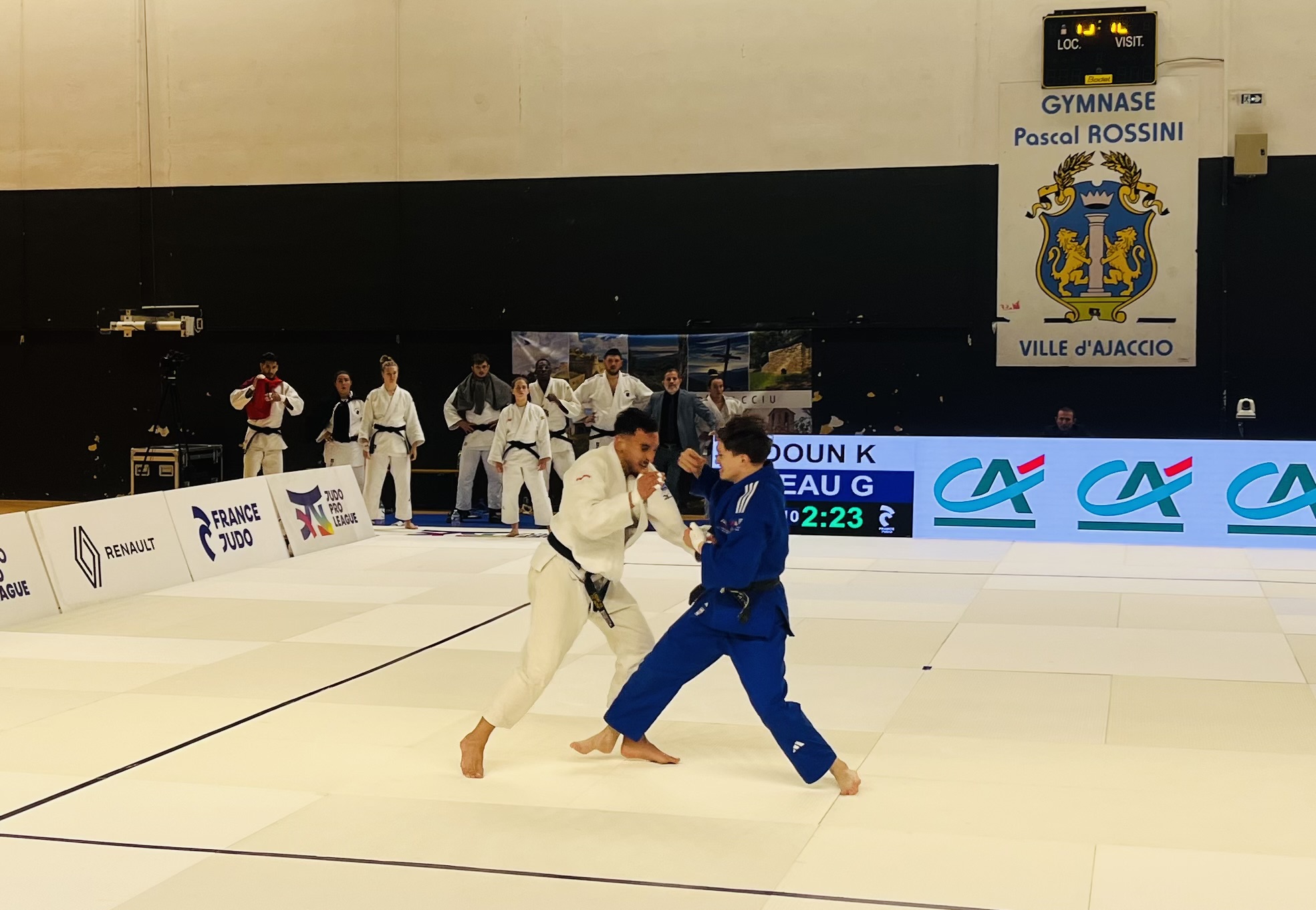 Corsica Judo s'est incliné en 1/4 de finale face à Nice.