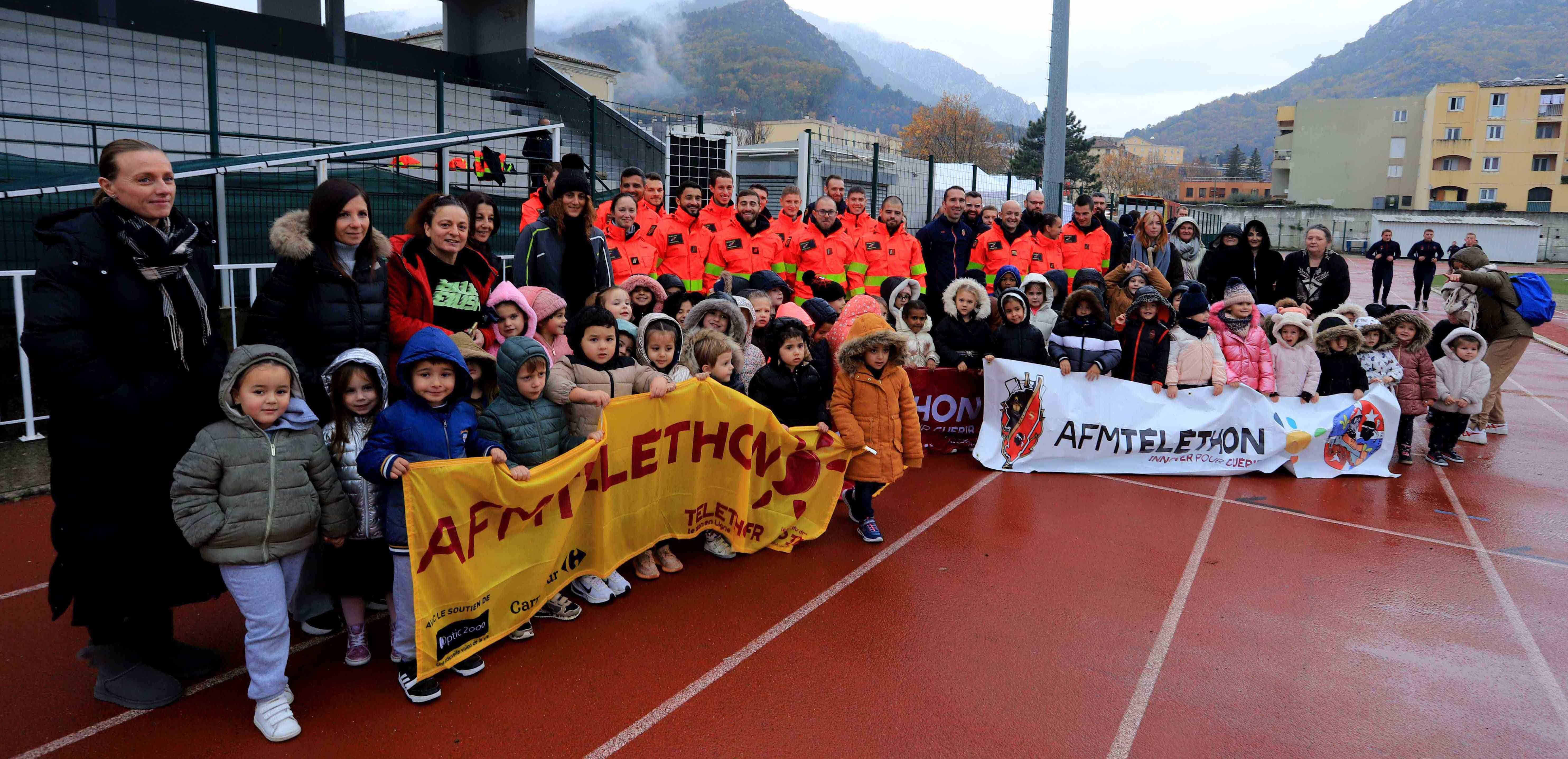Corte : Les élèves des Purette associés à la Sécurité Civile pour le Téléthon