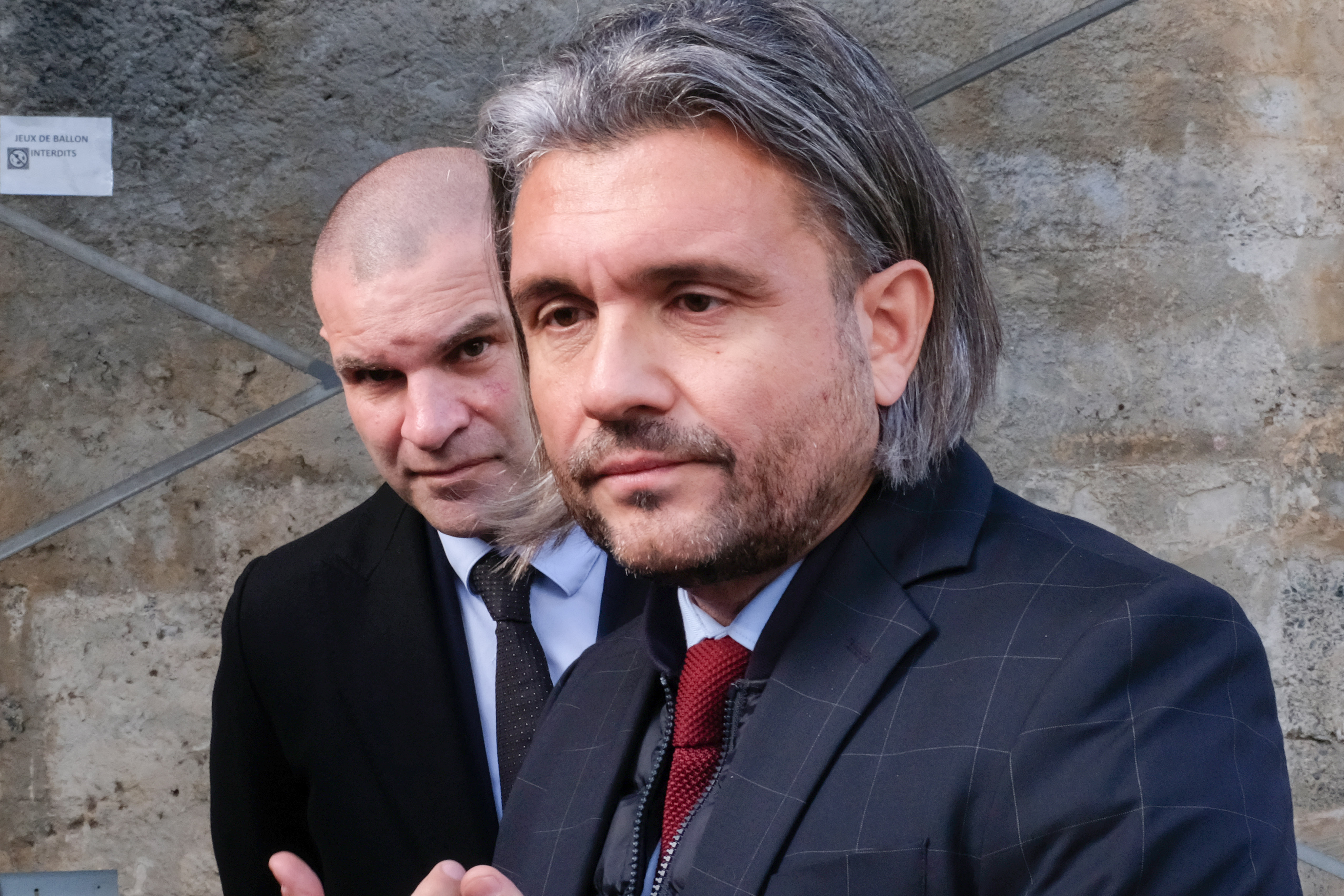 Jean-Philippe Agresti a répondu à la presse à l'issue d'une réunion à huis clos © LH