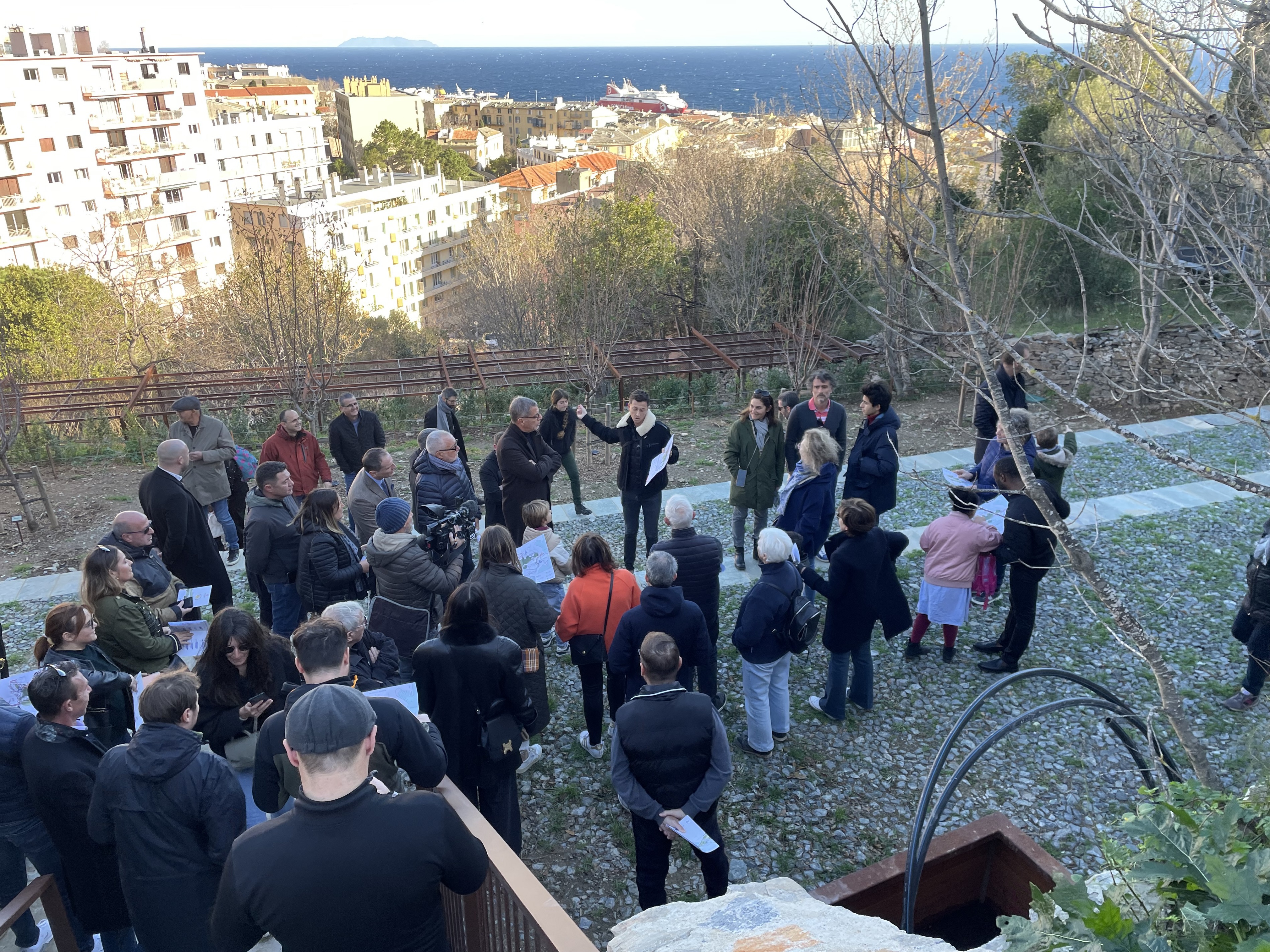 Inauguration du parc urbain "Forte a Croce", un oasis de détente sur les hauteurs de Bastia
