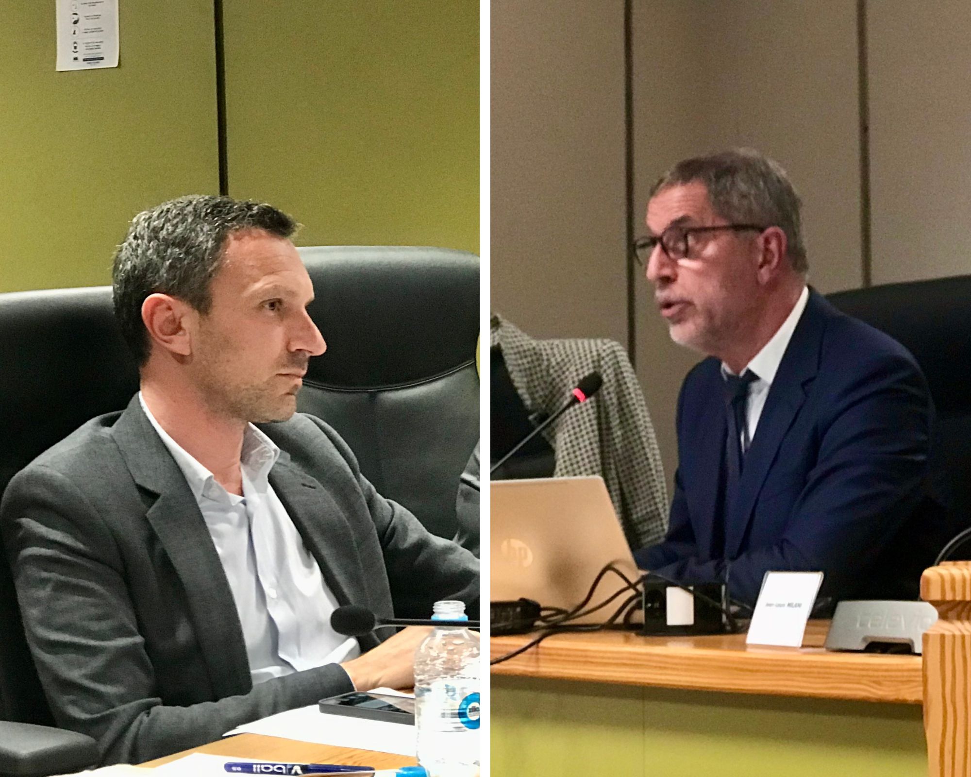 Entre Julien Morganti et Pierre Savelli, les débats sont houleux au conseil municipal de Bastia.