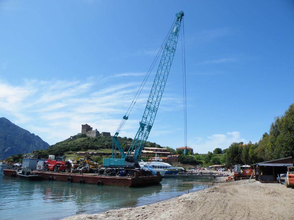 Assainissement de Girolata : Première étape du grand chantier