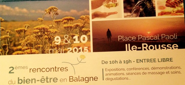 2èmes Rencontres du Bien-être à L'Ile-Rousse les 9 et 10 Mai