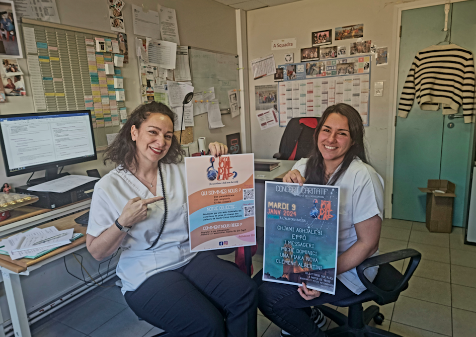 Émilie Salducci, secrétaire  et Marjorie Giambernardi, présidente de "Bastia On dit cap?"