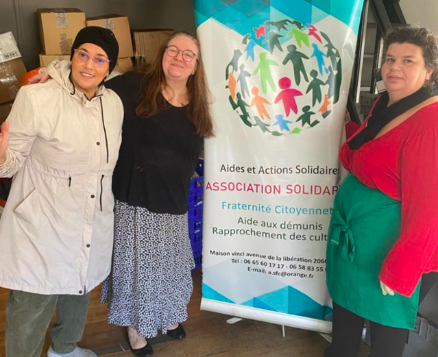 L'association « Aides et actions solidaires » a effectué des distributions de vivre à Noël et au jour de l'an.