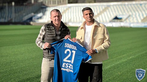 1ère recrue pour le président Ferrandi : L’international marocain U23, Mohamed Souboul. (Photo SC Bastia)