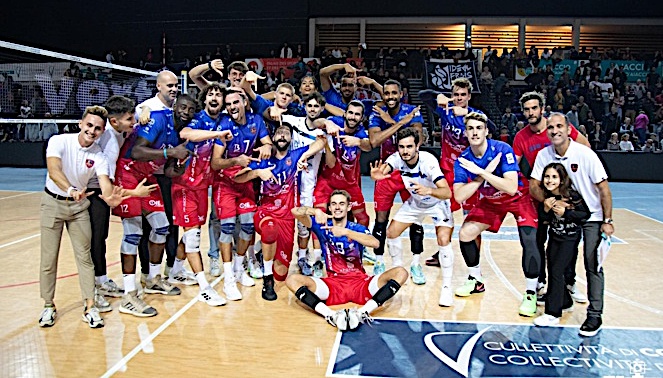 Le GFCA Volley-Ball est actuellement 2e du championnat de Ligue B (credit photo : facebook du club)