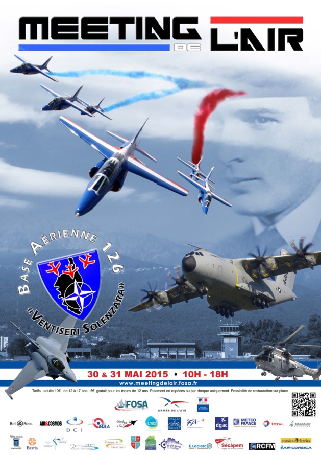 Grand meeting aérien de la BA 126 de Ventiseri-Solenzara les 30 et 31 mai