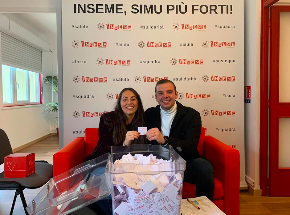 Fannélie Emmanuelli, huissier de justice, et Paulo-Anto Squarcini