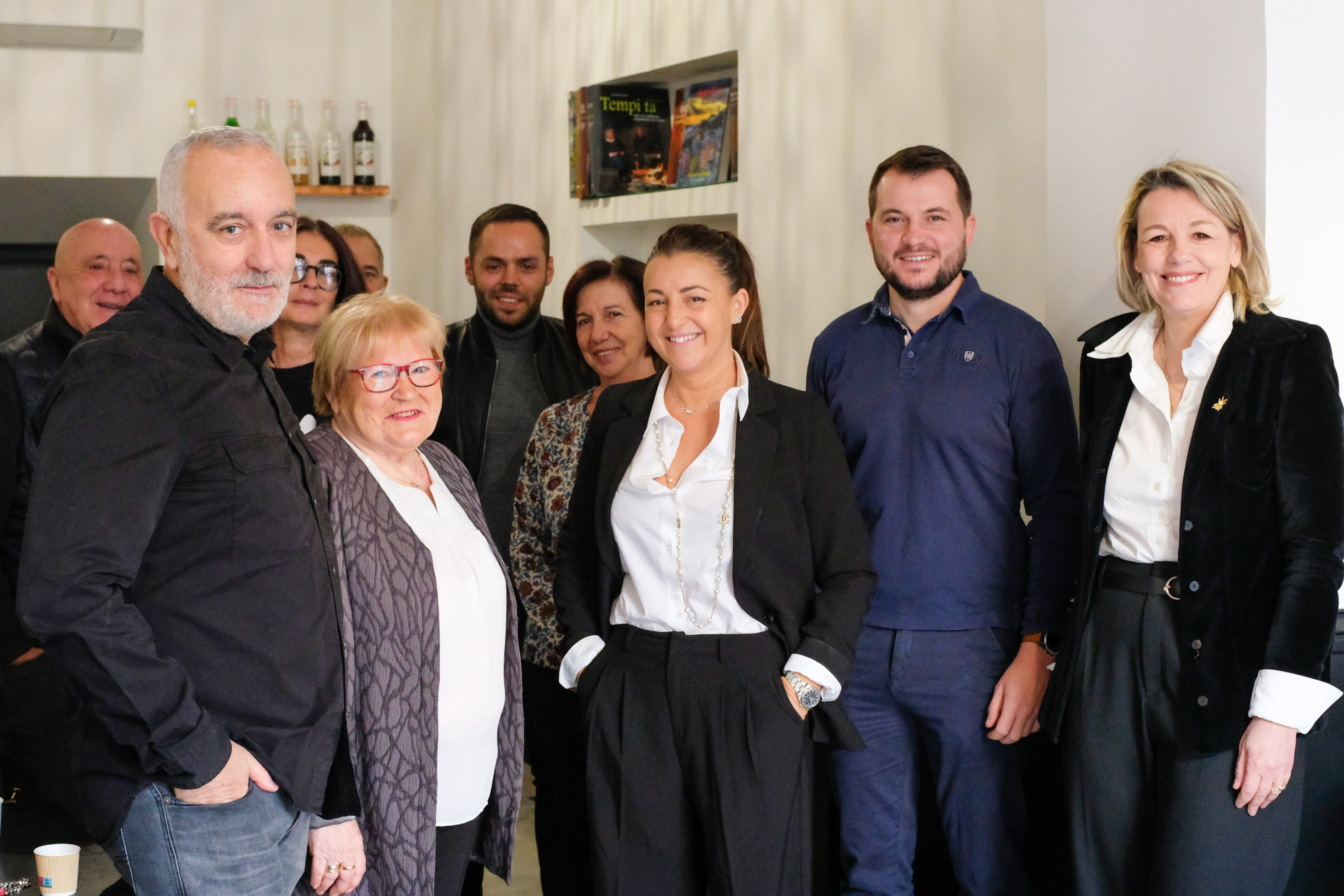 Les membres de l'association Arc-en-ciel ont rencontré leurs bienfaiteurs bastiais © LH