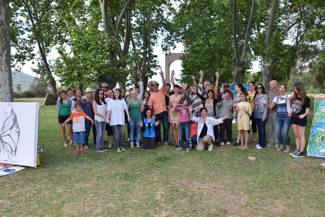 L'association Kulturarte décore l’ancien pénitencier de Coti pour le festival de l'Irlande