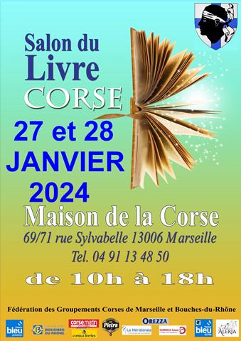 Salon du Livre Corse de Marseille : L'édition 2024 c'est les 27 et 28 janvier