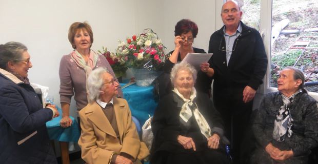 L'hommage du village de Pieve et du maire Jacky Linale à Marie-Rose.