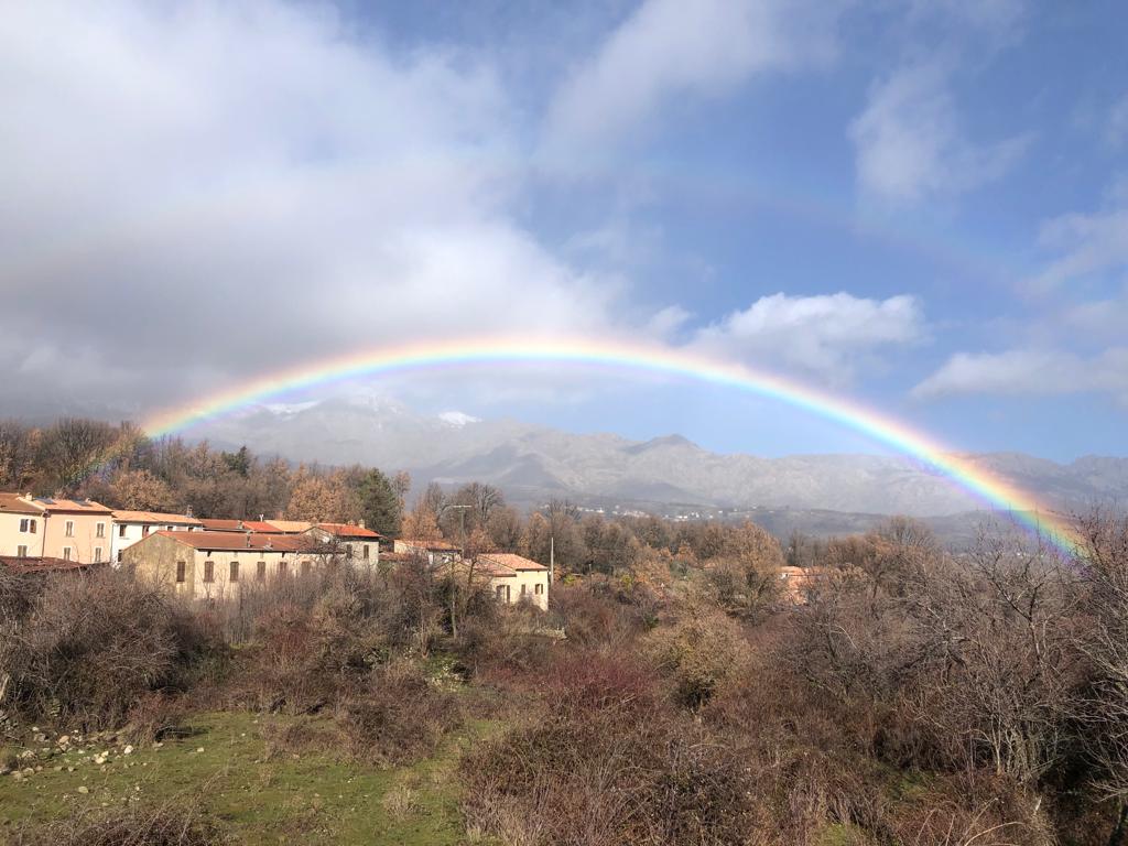 Arc-en-ciel au-dessus de Casamaccioli (Clémentine)