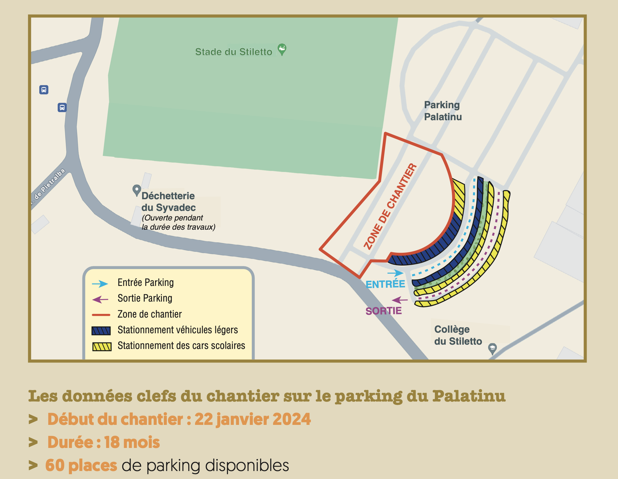 Téléporté d'Ajaccio : les travaux débutent ce lundi par la station du Stiletto