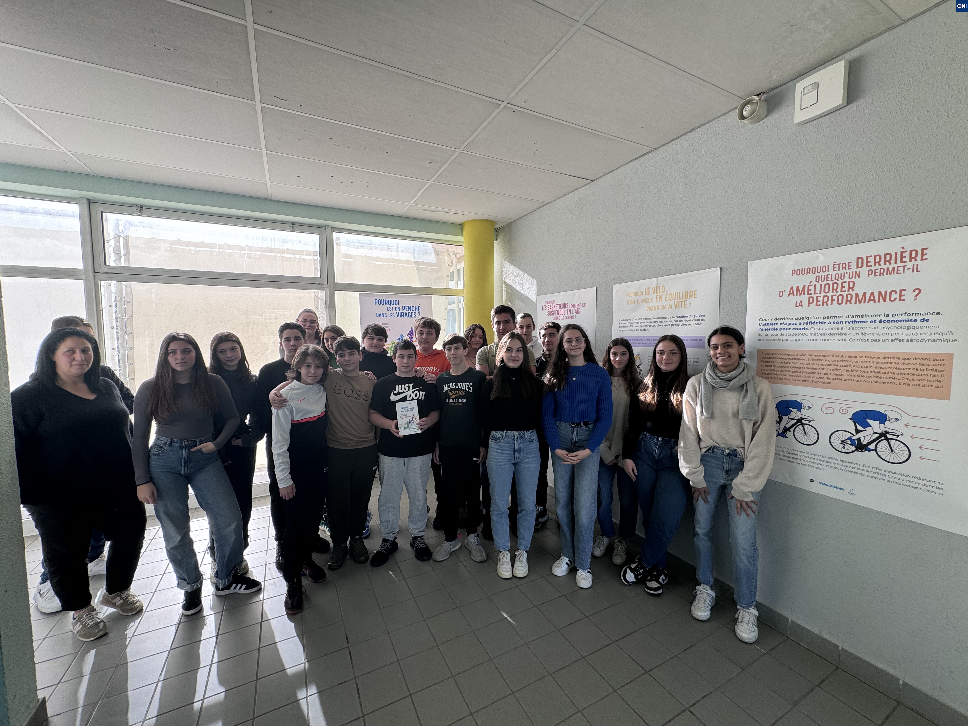  Au collège Orabona de Calvi conjuguer mathématiques et sport c'est possible 