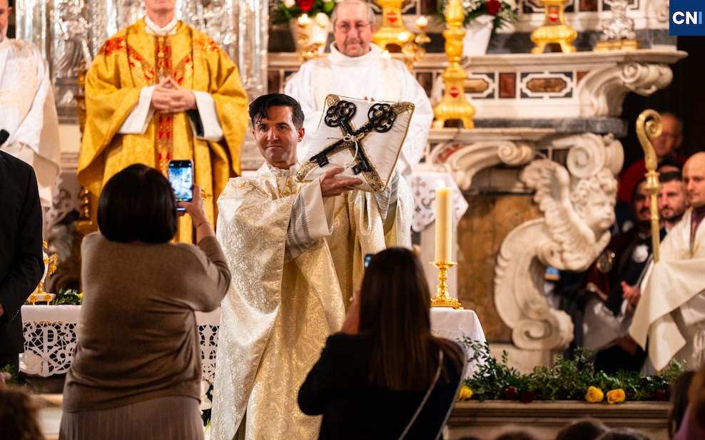 EN IMAGES - L'abbé Olivier Culioli installé officiellement à Bastia