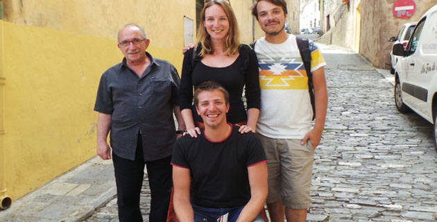 A Cervioni en compagnie de Jacques Paoli, président de l'Adecec, les blogeurs ont visité le musée avant de faire une pause gourmande au restaurant "U Casone"