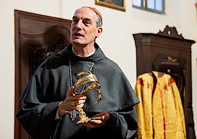 La remise du bandeau corse d'or de Gabriel Diana