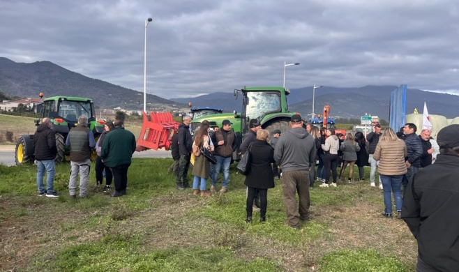 Une centaine de personnes rassemblées à Vescovato