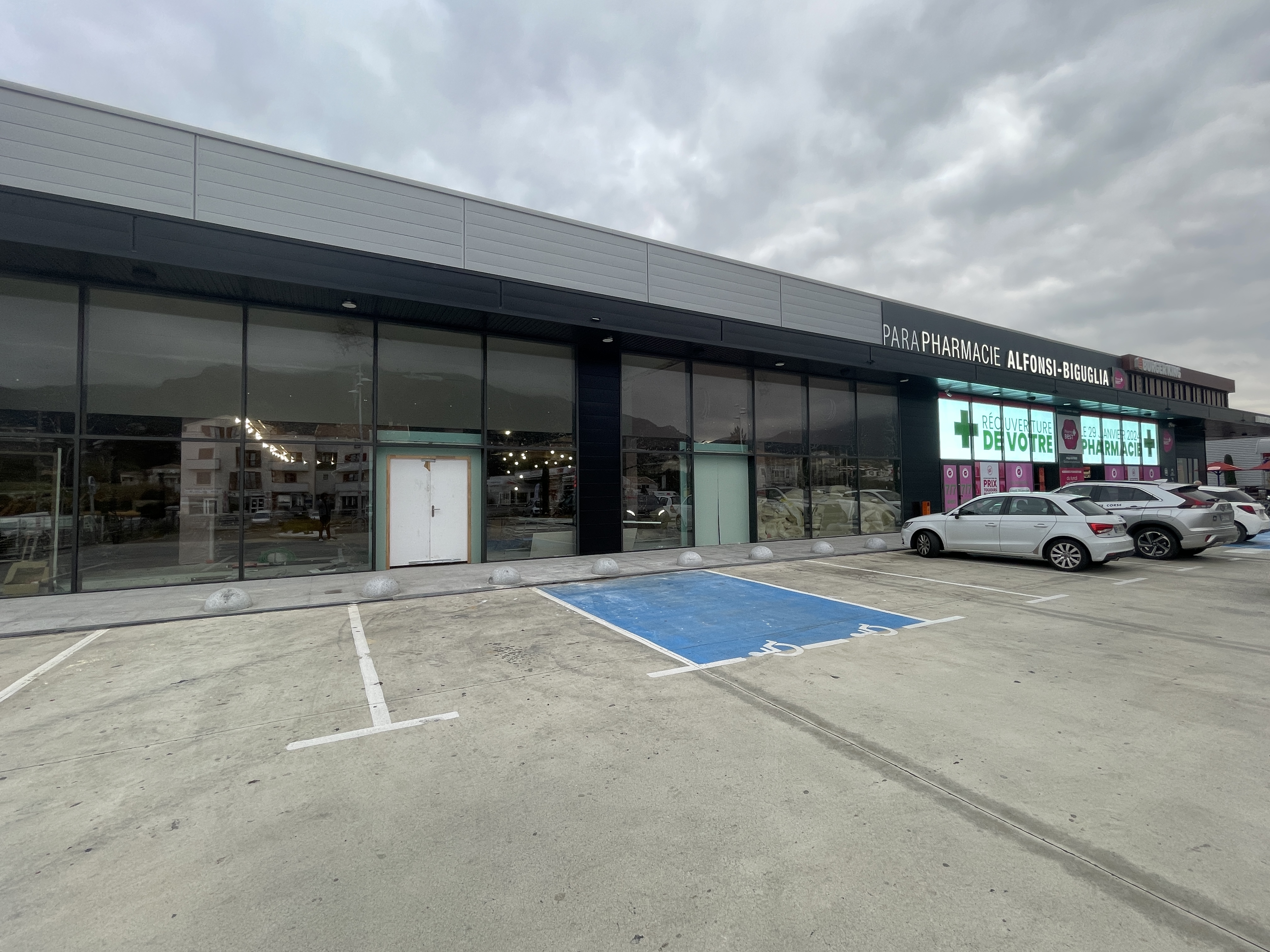 Le futur pôle santé, actuellement en travaux