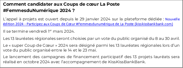 Corse : La poste lance l'appel à candidatures ""Femmes du Numérique