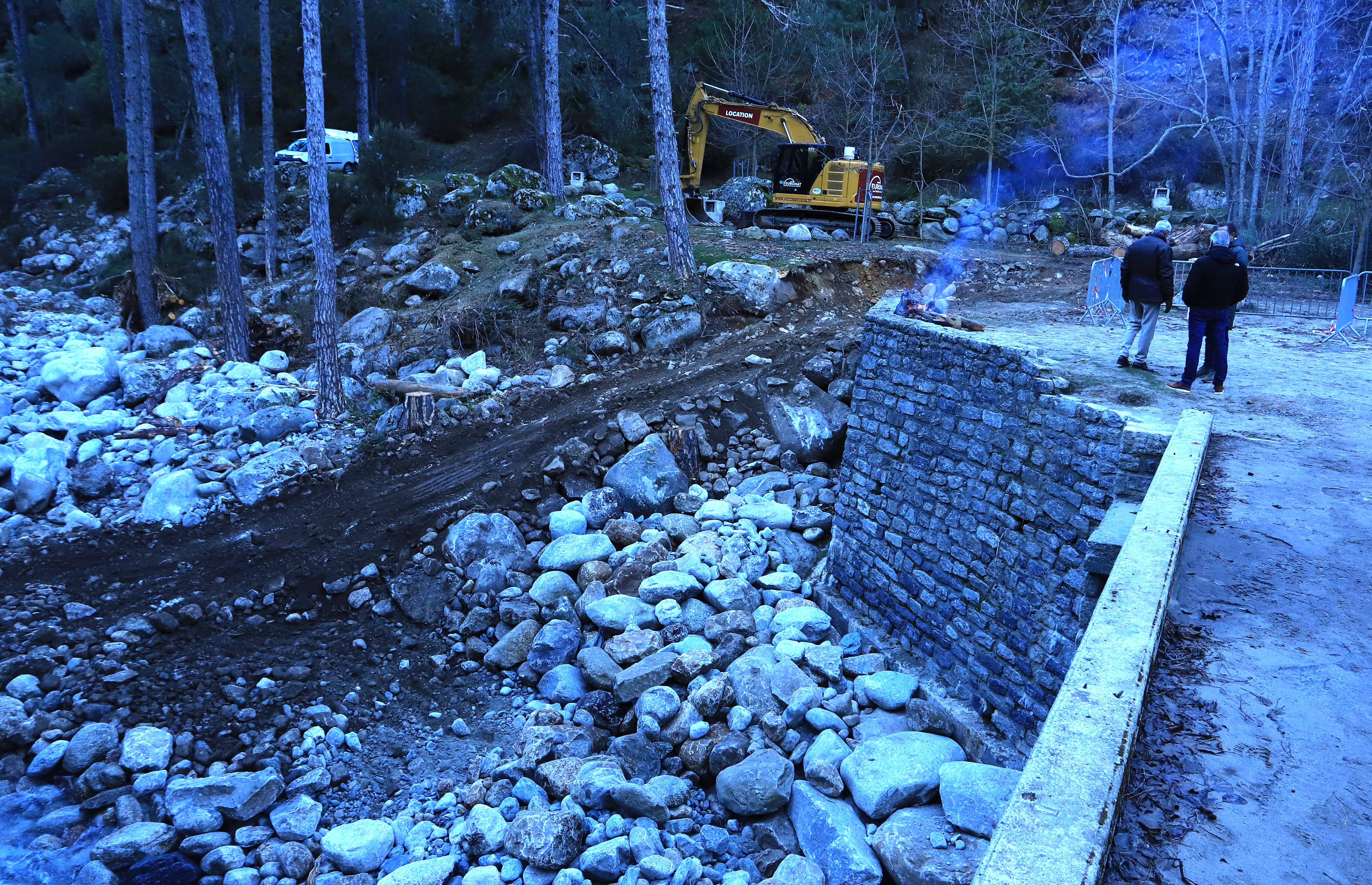 Le début des travaux