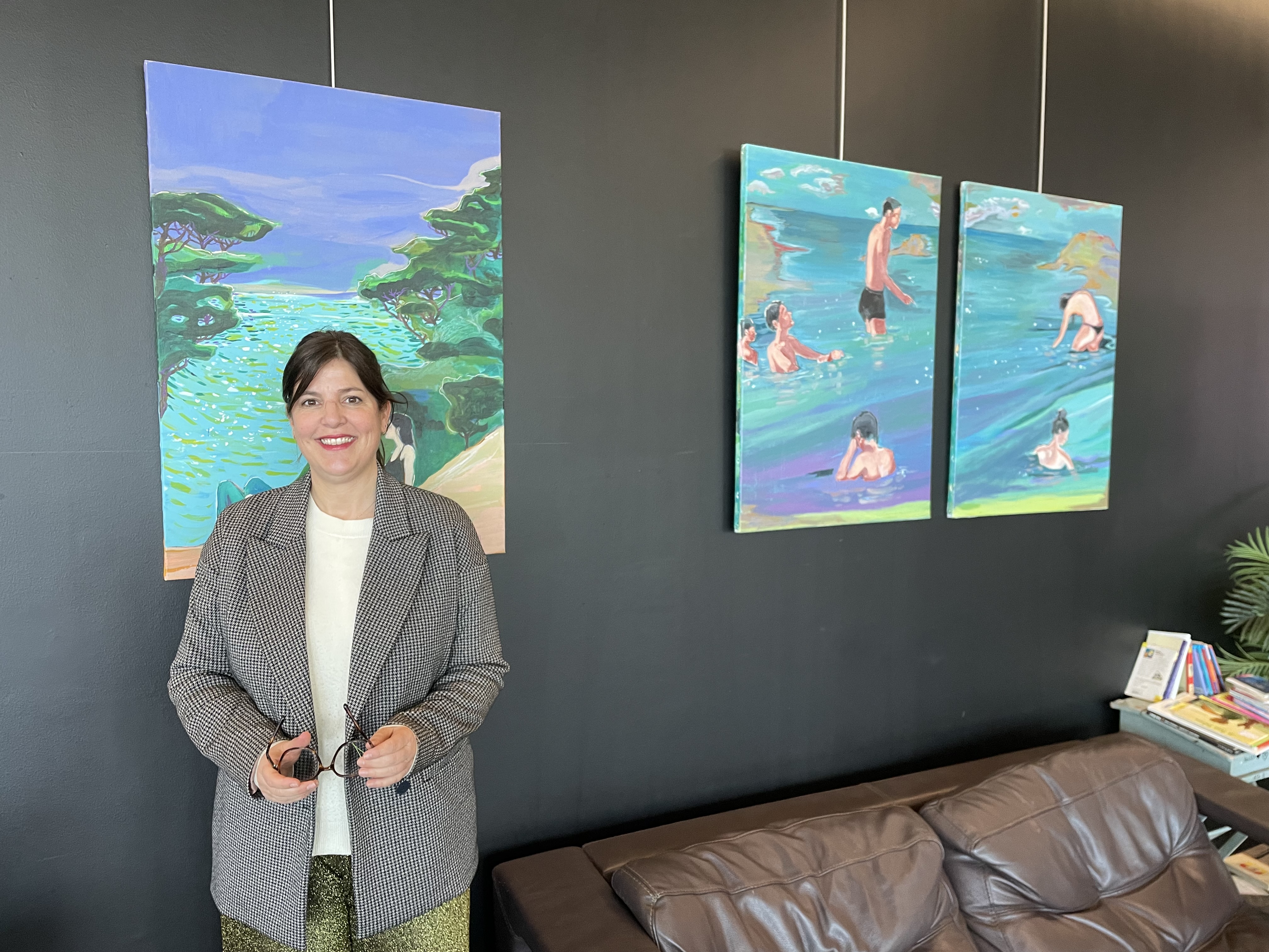 Dans le cadre du Festival italien, Marie Bronzini expose à l'Alb'Oru.