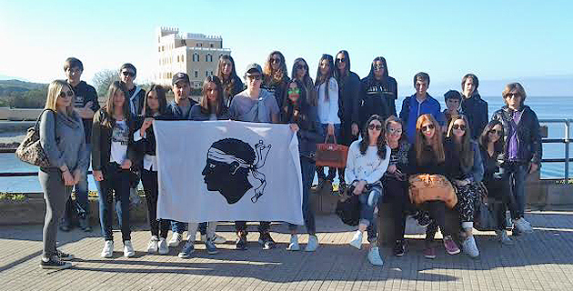 A scola di siconda bislingua di u liceu di Balagna à a scuperta di a Sardegna...