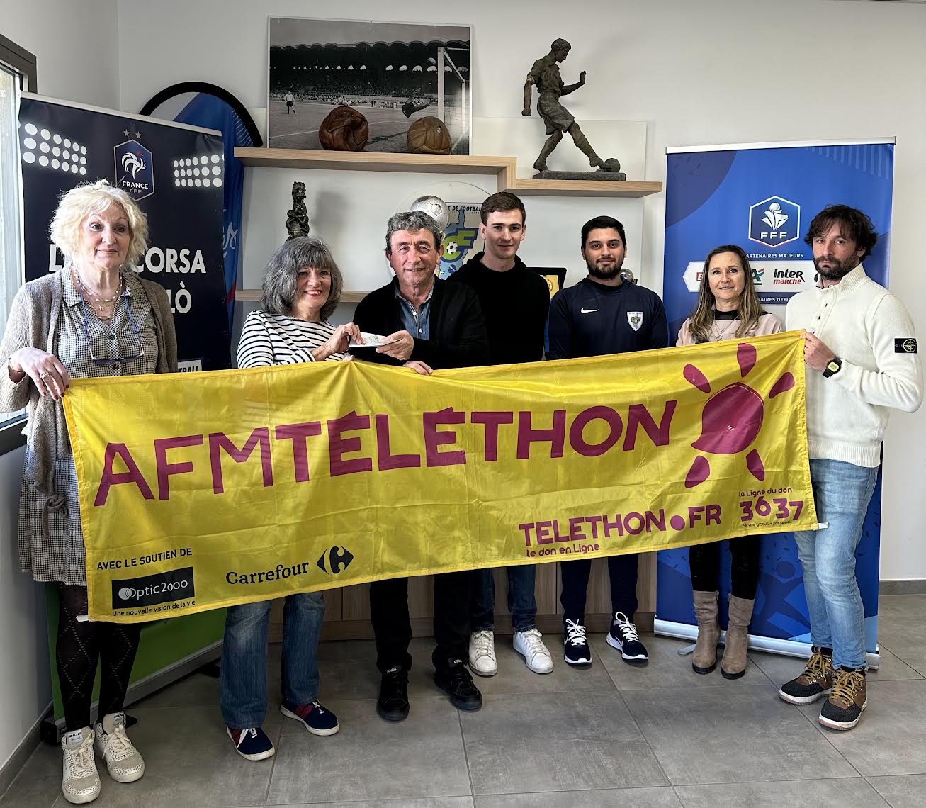 Le foot amateur corse solidaire du Téléthon